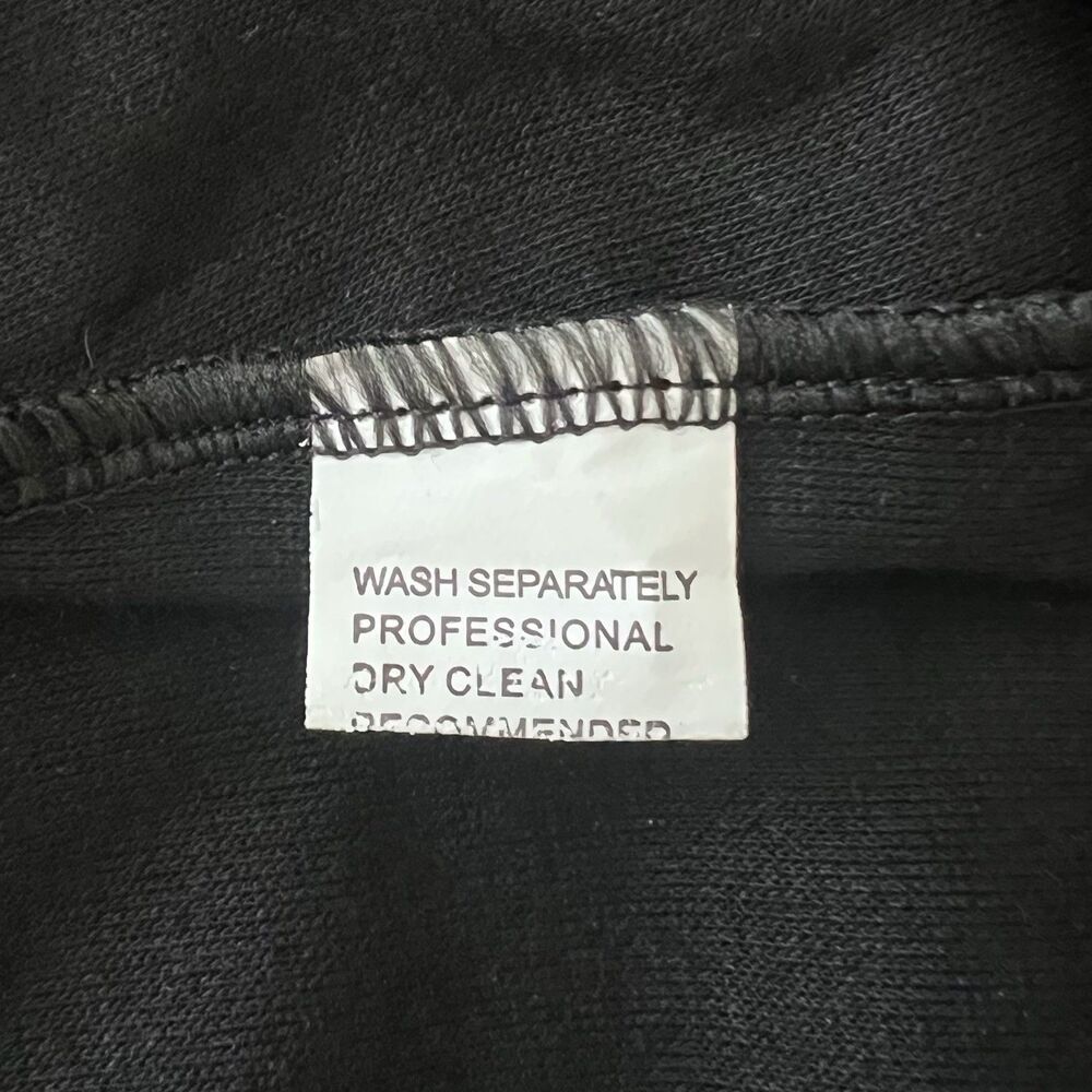 Evabella Fashion Women’s Size XL Black Long Sleeved Top Wednesday Adams Style - Picture 7 of 8